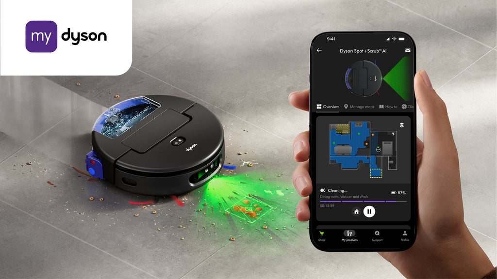 Robot aspirador y fregona Dyson Spot+Scrub™ Ai