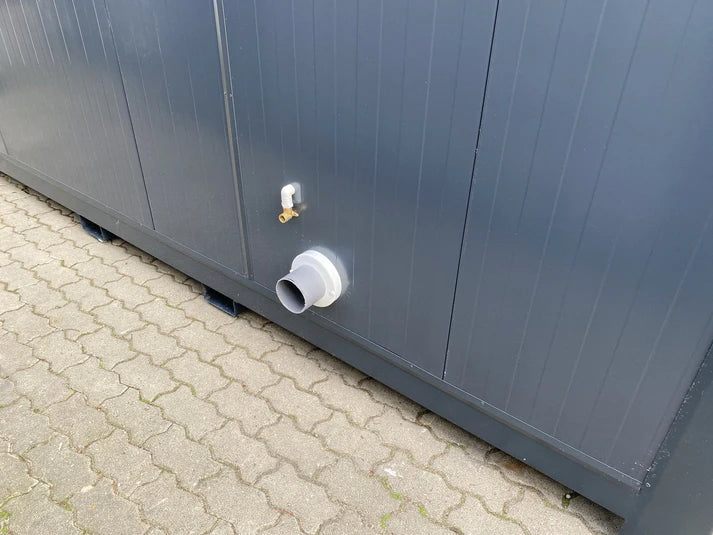 Contenedor Sanitario Inodoro 4 × 2 m