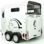 Remolque para Ganado y Caballos Aluminio para paseo de salto (2 caballos)
