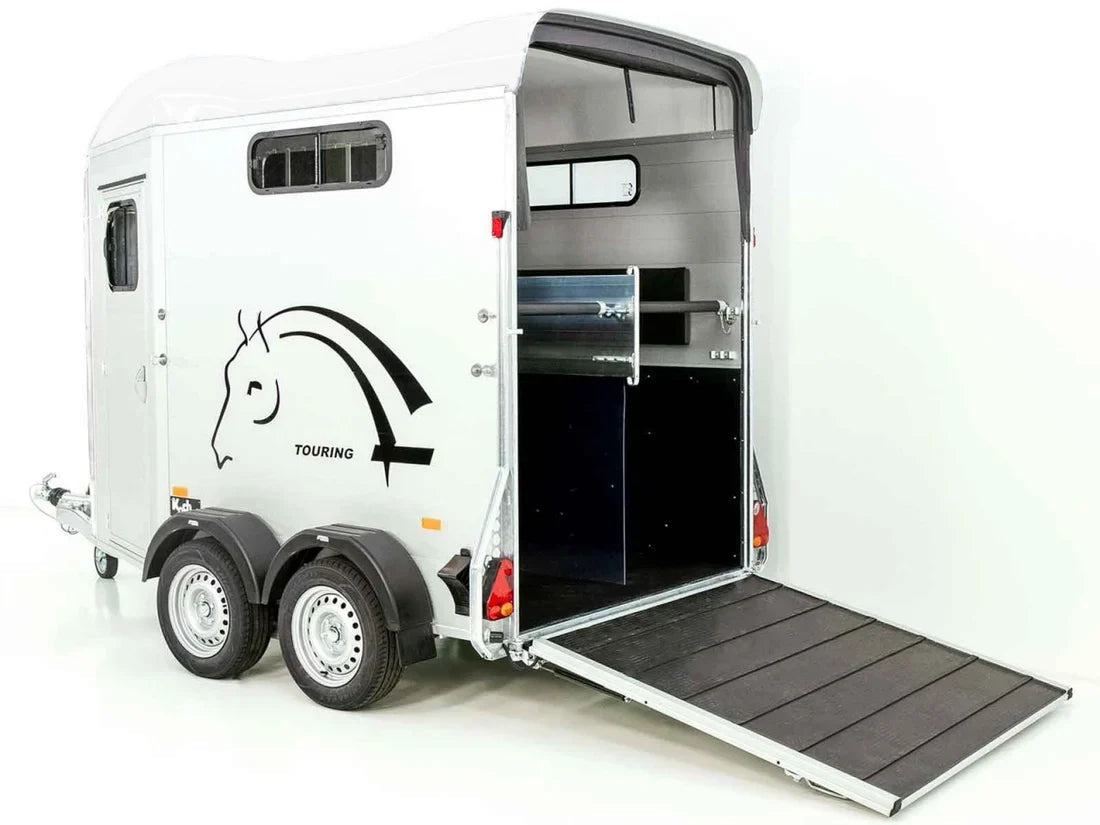 Remolque para Ganado y Caballos Aluminio para paseo de salto (2 caballos)